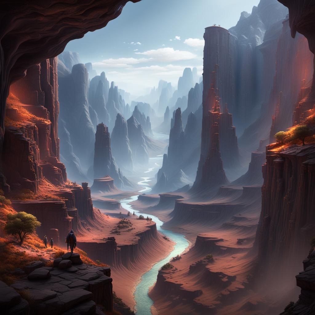 Canyon #1  by @Corn Clay