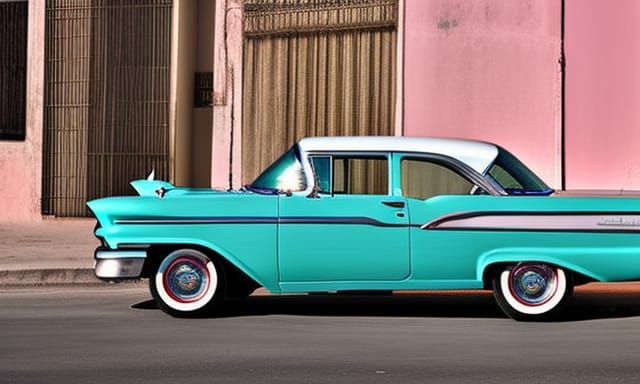 Minty Blue: 1950s Ford Fairlane
