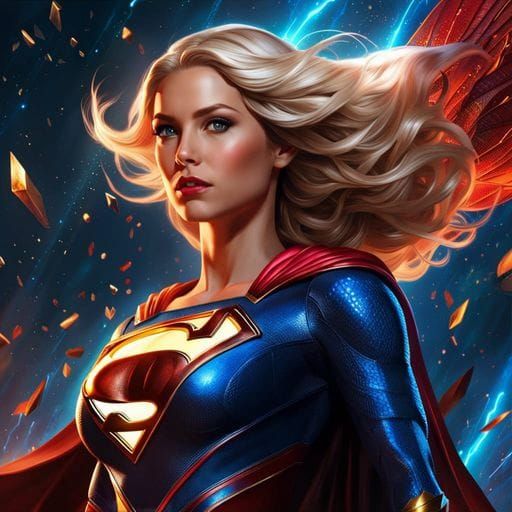 Supergirl - AI Generated Artwork - NightCafe Creator