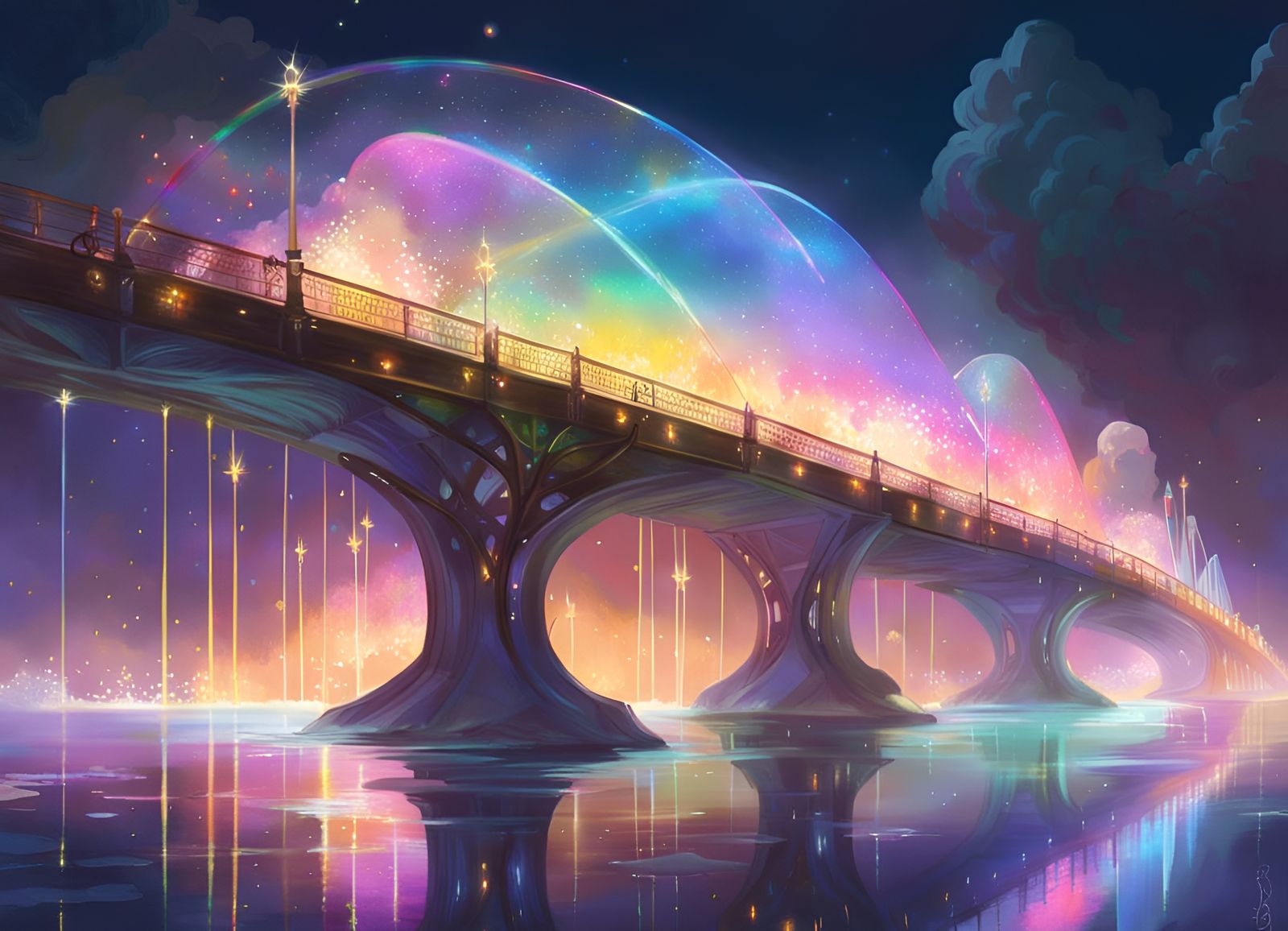Rainbow Bridge  by @Shelly