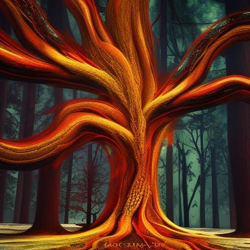 Yin Yang Tree of Fire and Ice