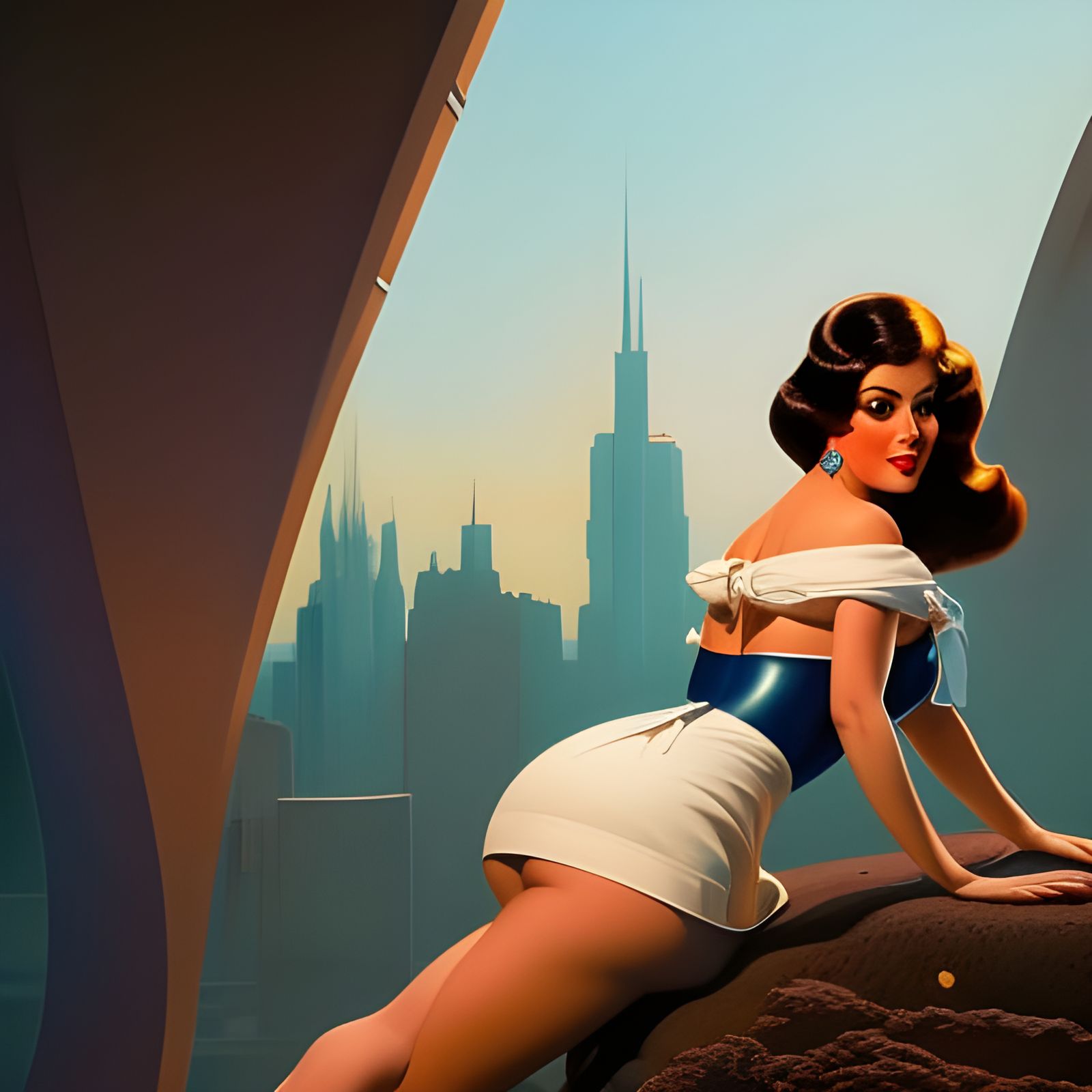 Retro Pinups Ai Generated Artwork Nightcafe Creator 4349