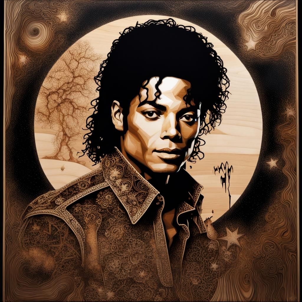 Michael Jackson Poster - AI Generated Artwork - NightCafe Creator