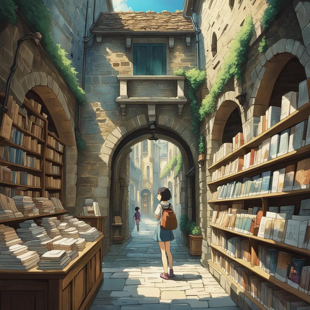 italian bookstore  by @Geofranz-Italy