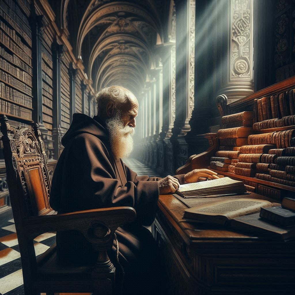 Reading monk 6