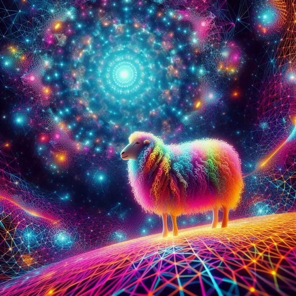 Neon Sheep in a Fractal Universe