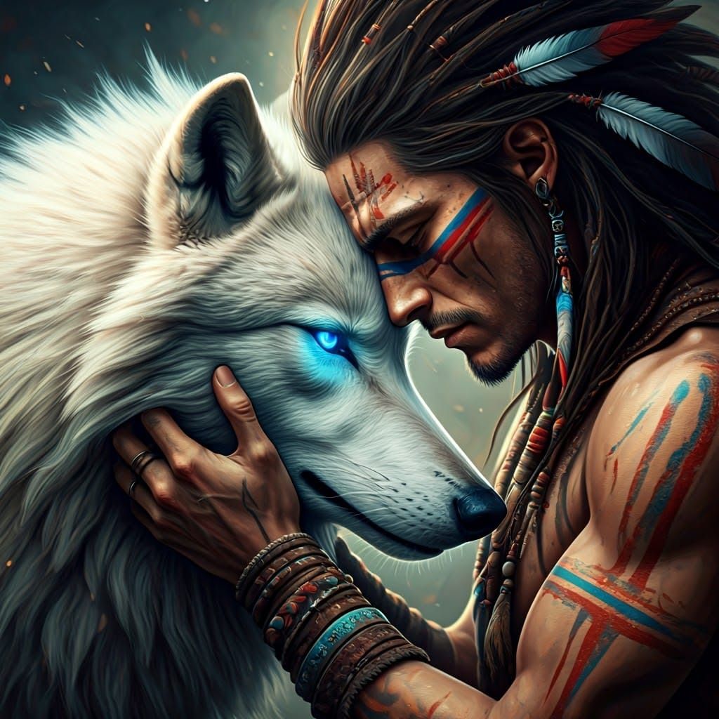 Spirit of the Wolf  by @TekDream