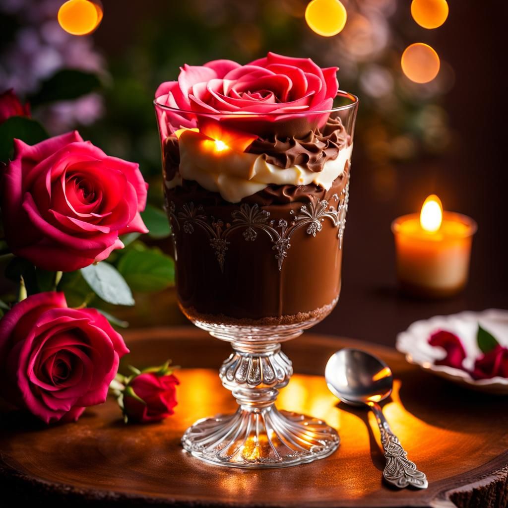 Chocolate and roses  by @Plats