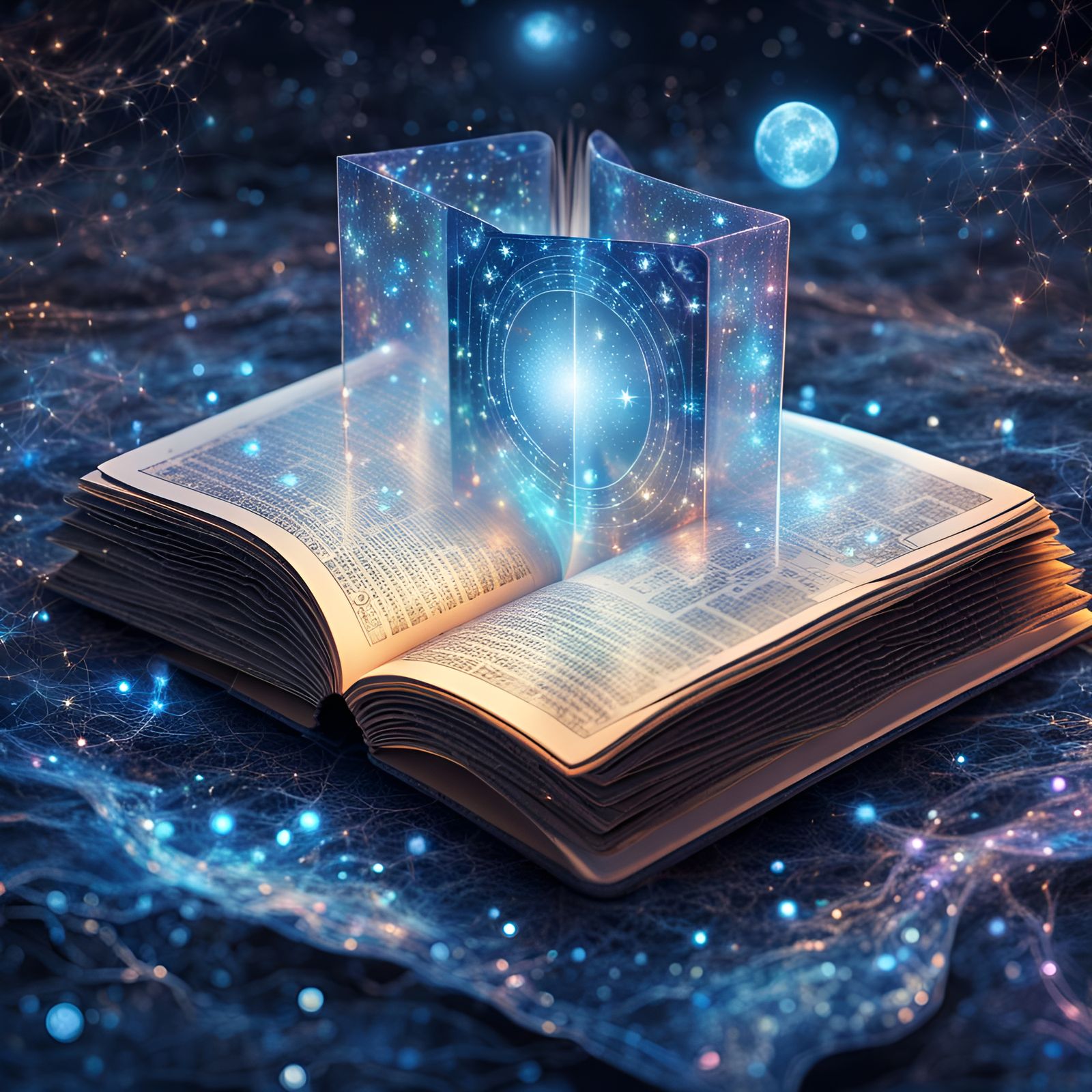 boom with blue holograms  by @Streulitch