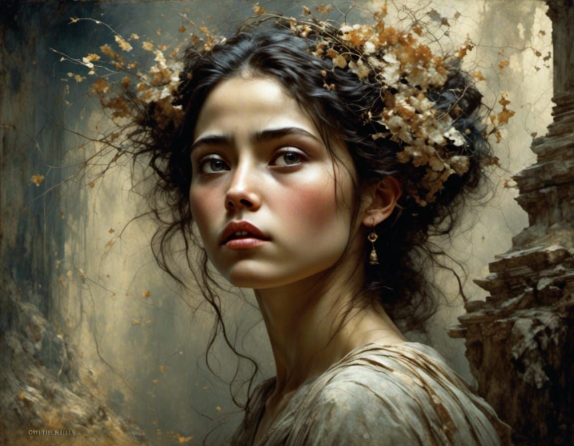 Classic woman portrait