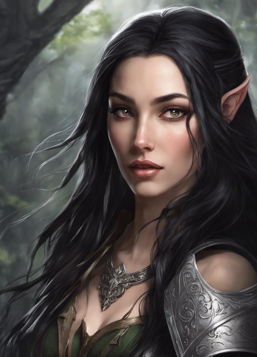 Stellanor, wood elf ranger - AI Generated Artwork - NightCafe Creator