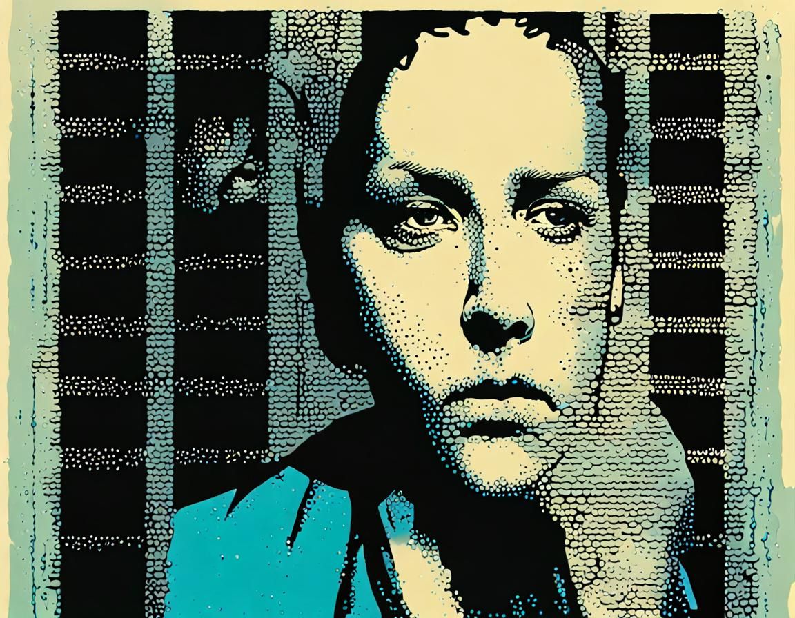 Violent Transformation: Art Print in Pop Surrealist Style