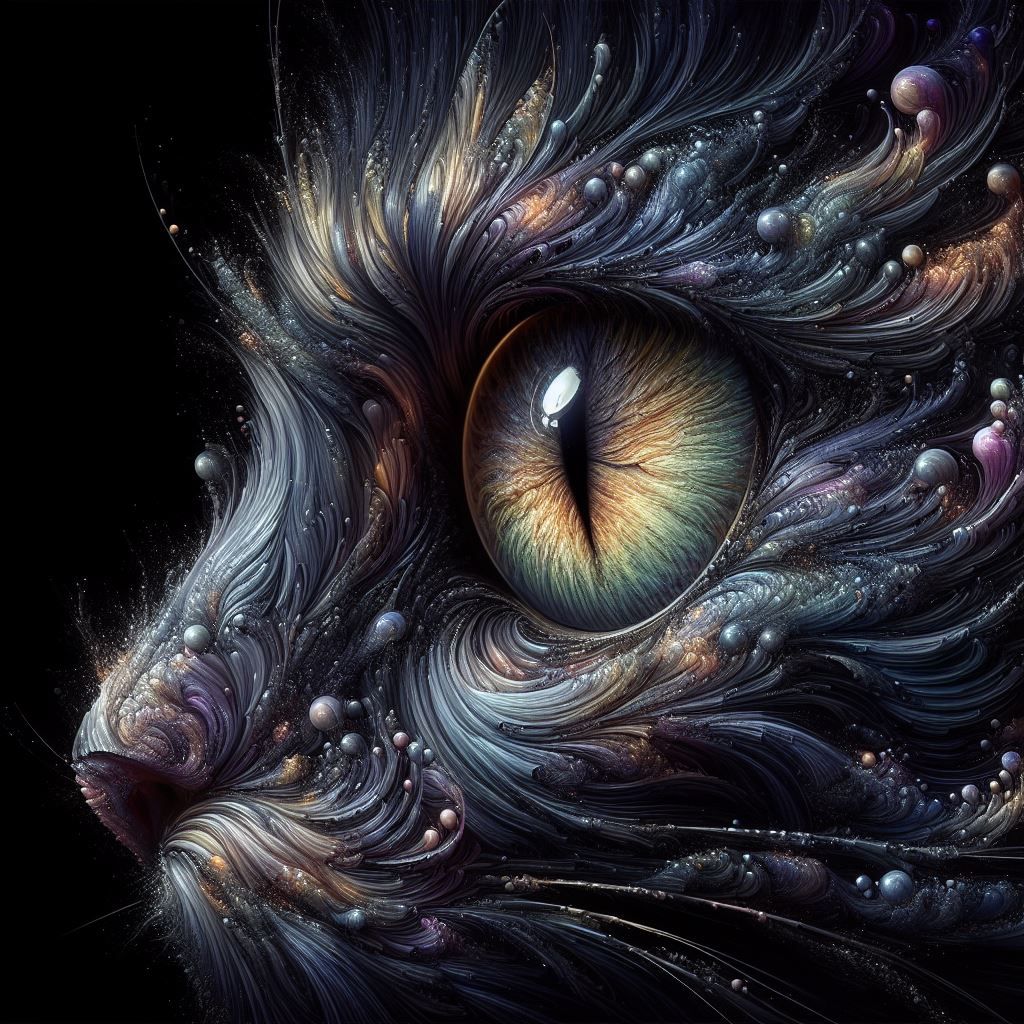 D3 Cosmic Cat Profile Art