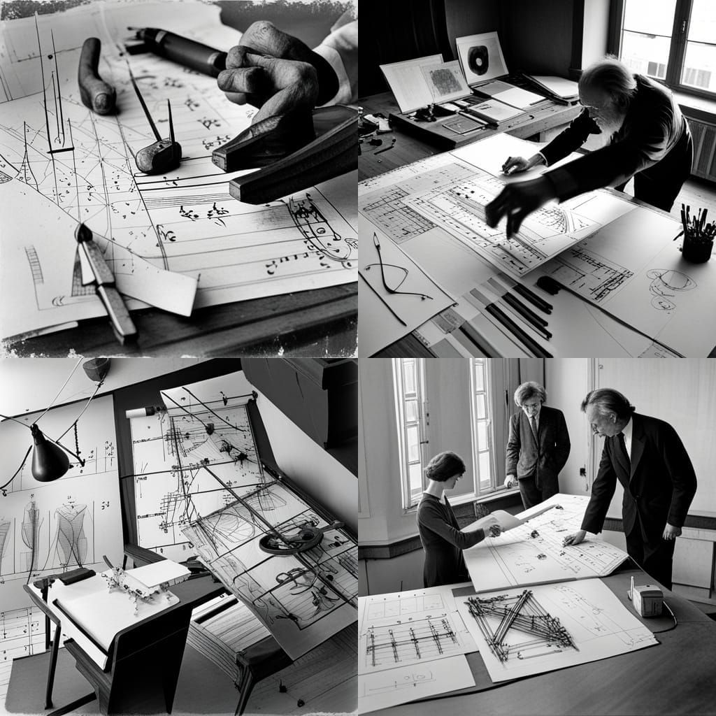 graphic score, graphic notation, figuration libre, Zorn danc...