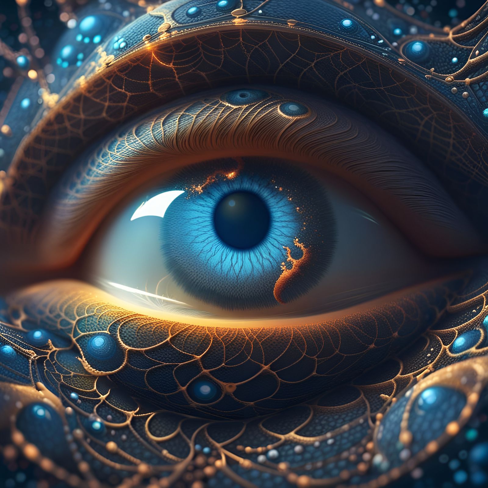 Eye fractal - AI Generated Artwork - NightCafe Creator