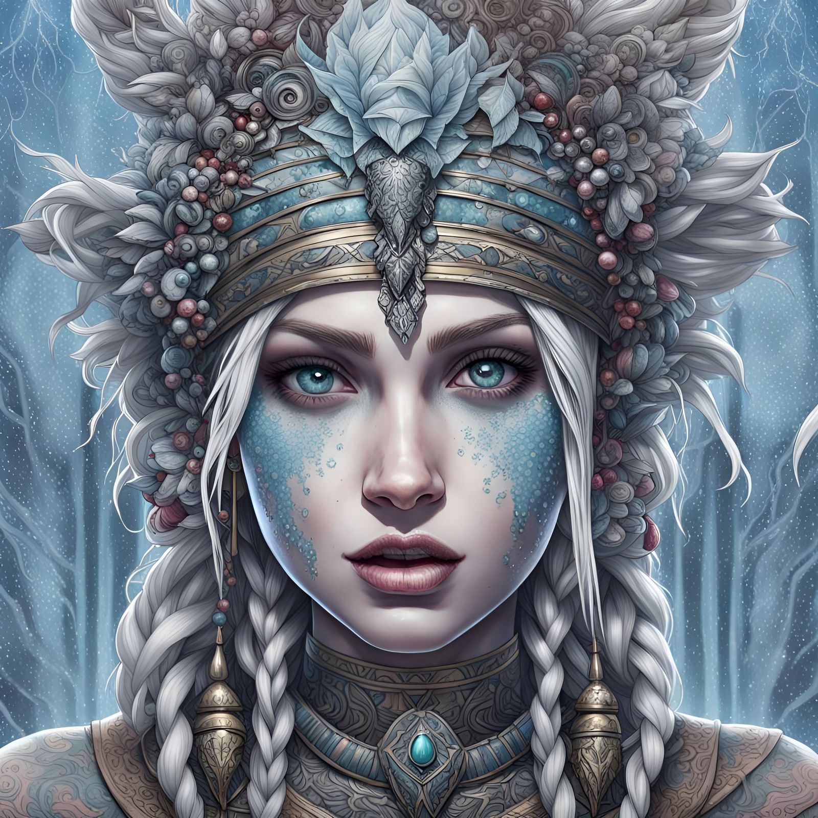 ICE QUEEN - AI Generated Artwork - NightCafe Creator