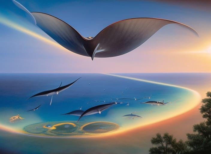 A Flight of Mantas