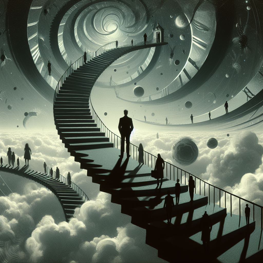 Yesterday upon the stair I met a man who wasn't there. He wa...