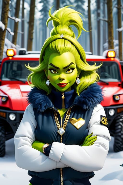 Grinch girl