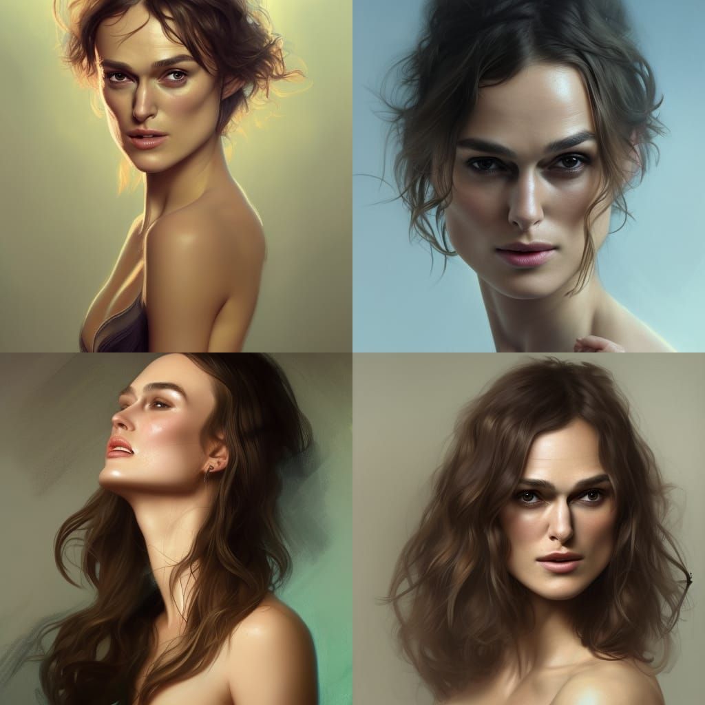 Keira Knightly in small thong full body - AI Generated Artwork ...