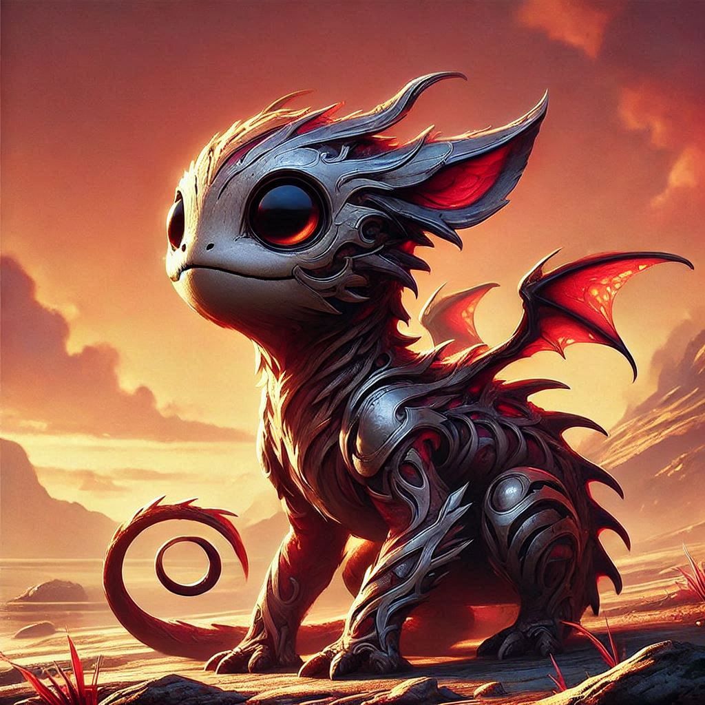 adorable fairy-tale fantasy creature portrait..