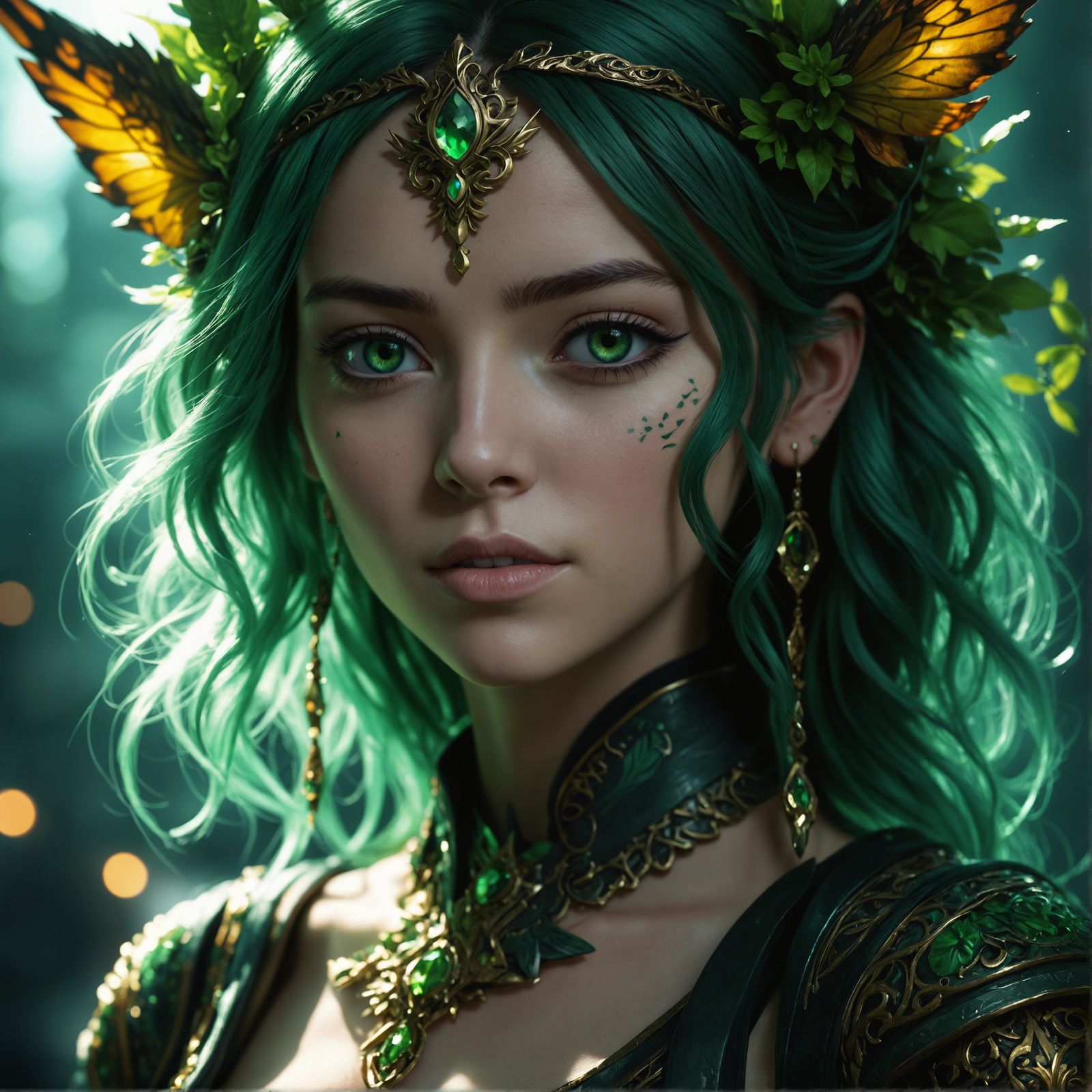 Seen by the Queen in Green