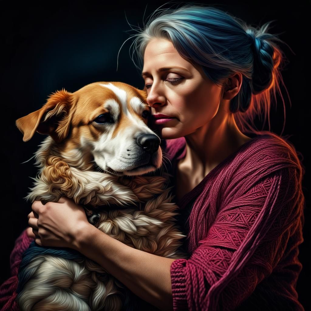 Dog AI Generated Artwork NightCafe Creator