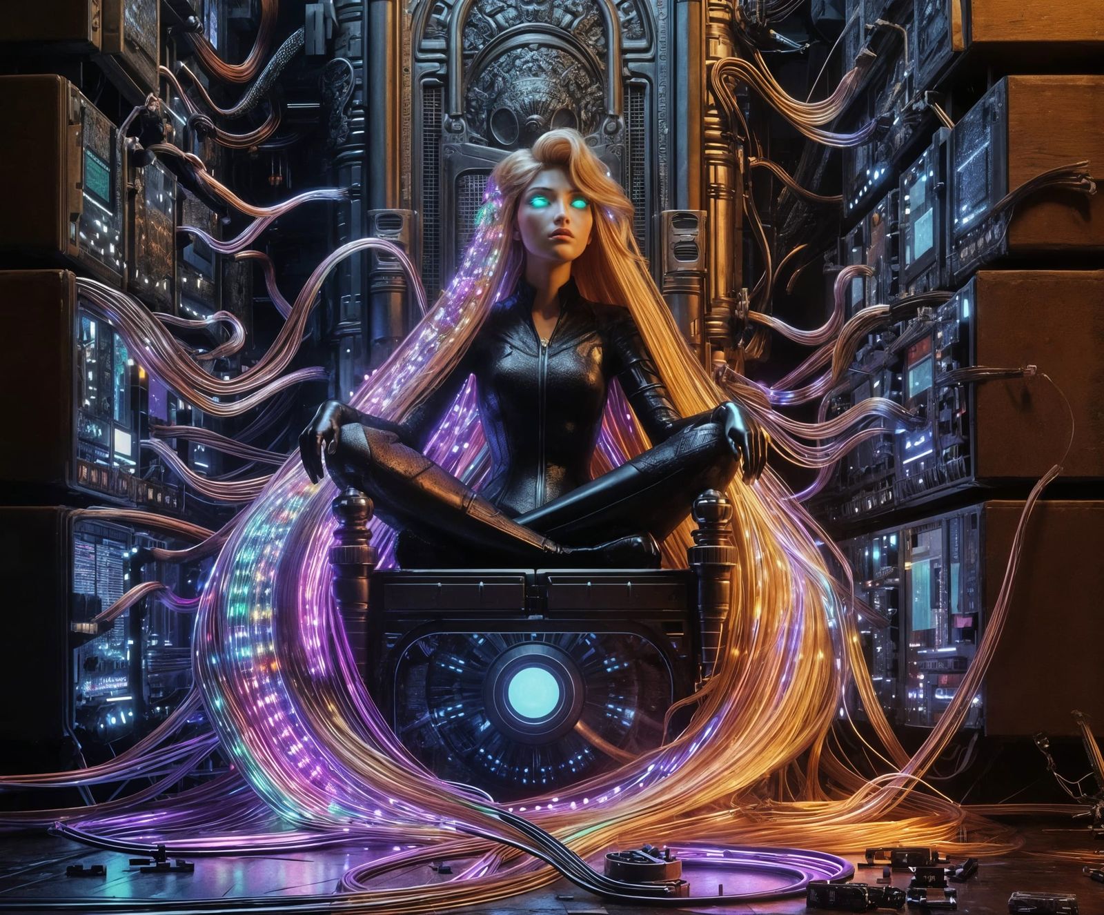Fiber Optic Rapunzel