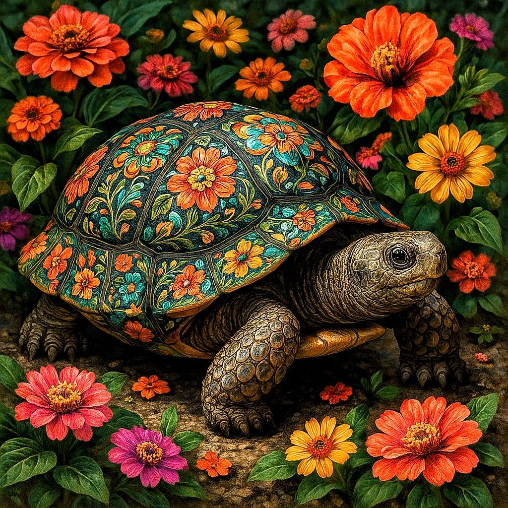Colorful turtle