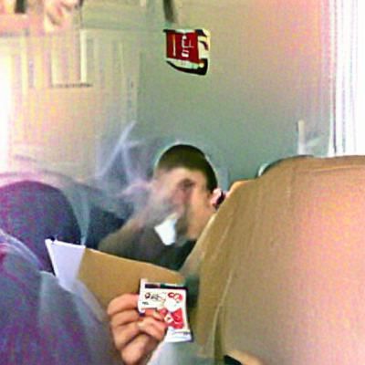 Ryan smoking on a opp pack