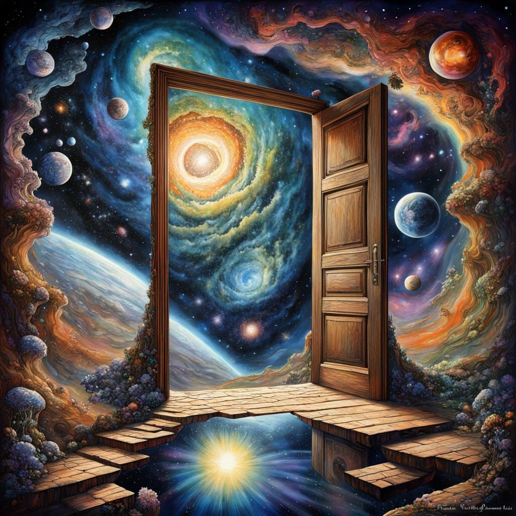 The door at the end of the universe  by @TravellerUK