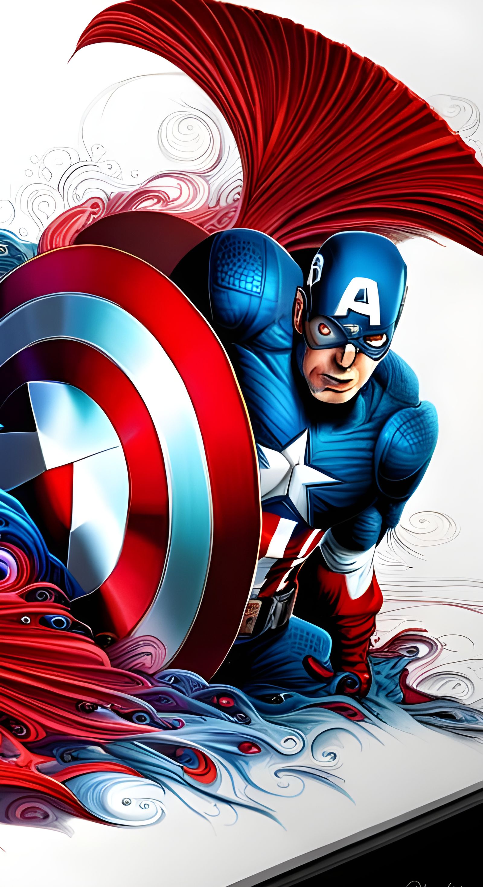 AI Art Generator: Captain America