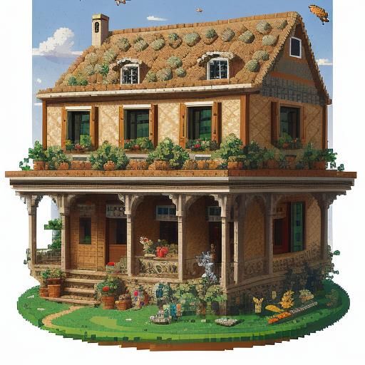 Pixelated mouse in the pixelated house 
Pixel art by Filippo...