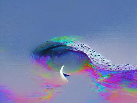 The Moon's tear