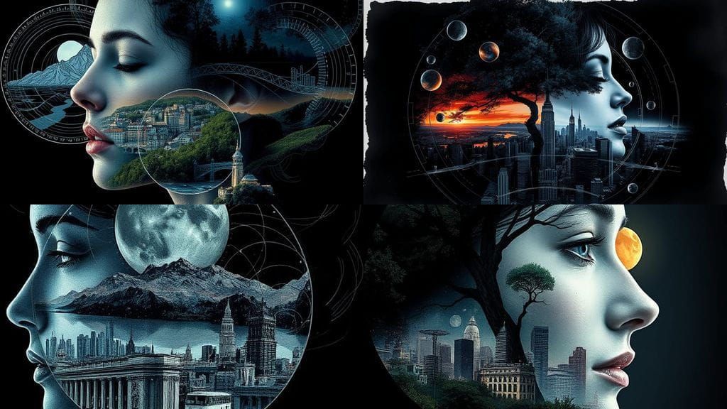 Double exposure of a weardness