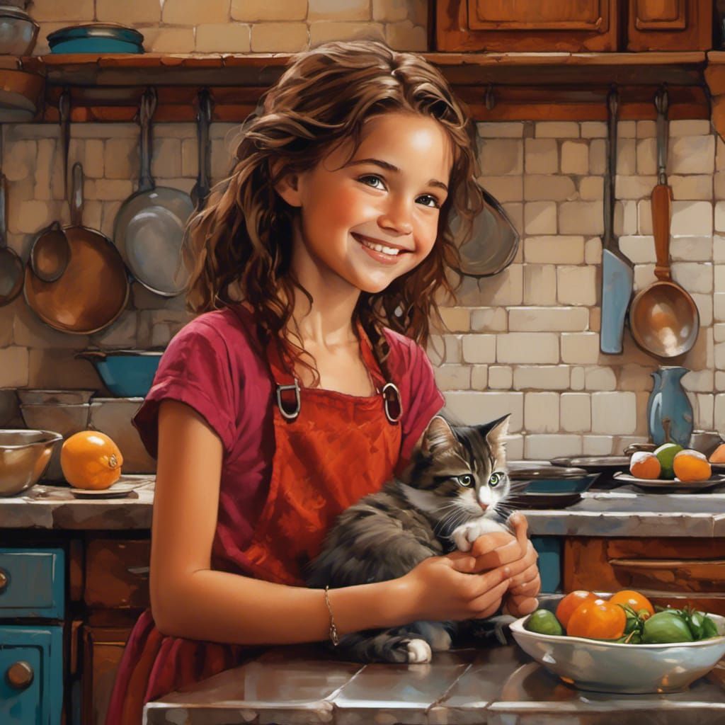 Kitchen kitten   by @Drivers