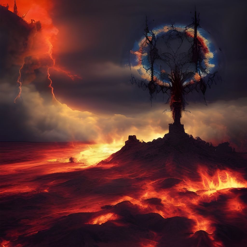 Armageddon Days Are Here Again gothic art baroque mysterious colorful