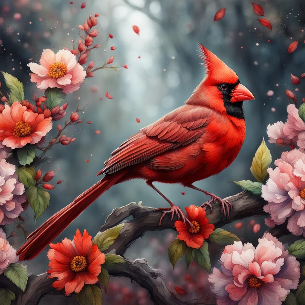 Cardinal - AI Generated Artwork - NightCafe Creator