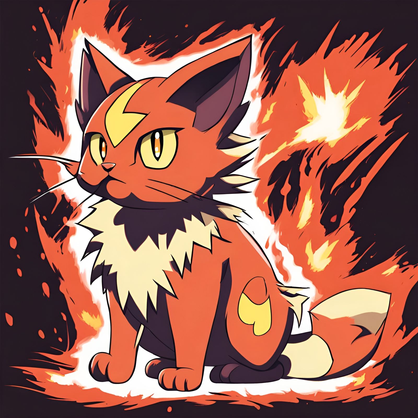 pokemon-based-off-a-cat-type-fire-anime-style-drawing-posterised