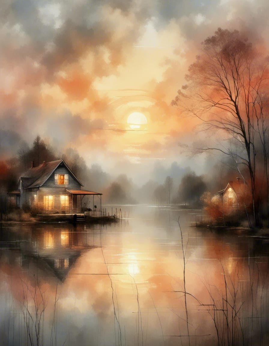 Lake  by @Sandra Al