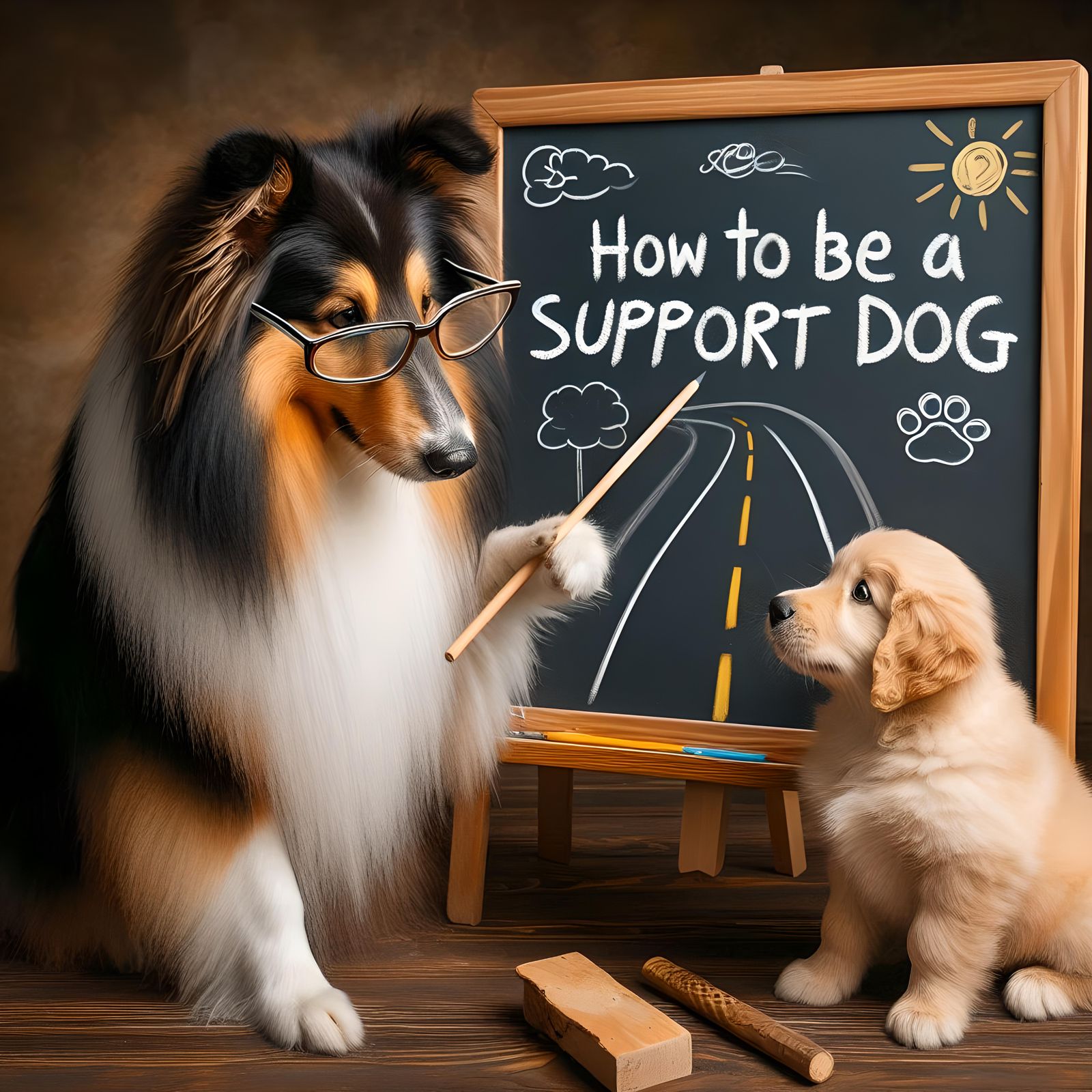 How to be a support dog