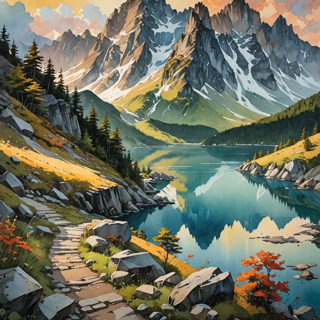 Mountain trail  by @Mike Ritchie