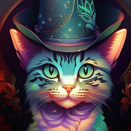 Distinguished Cat in a Hat
