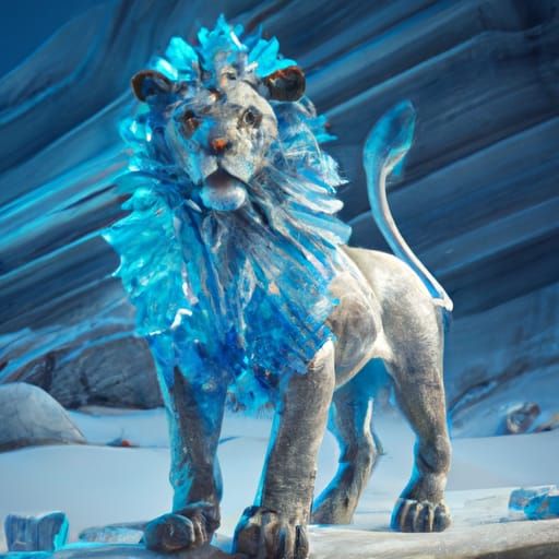 The crystal lion