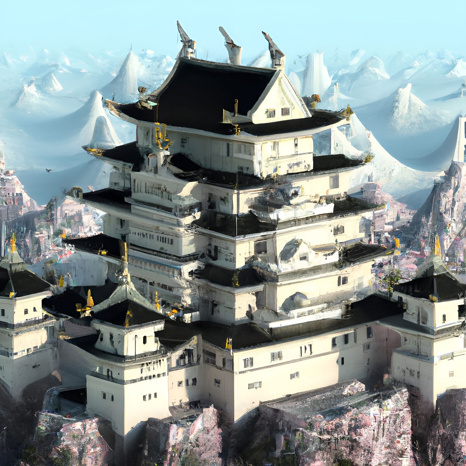 The most epic Japanese Castle undefined