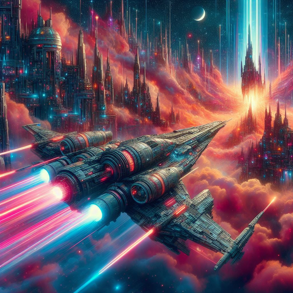 Starship fighter in Star Wars