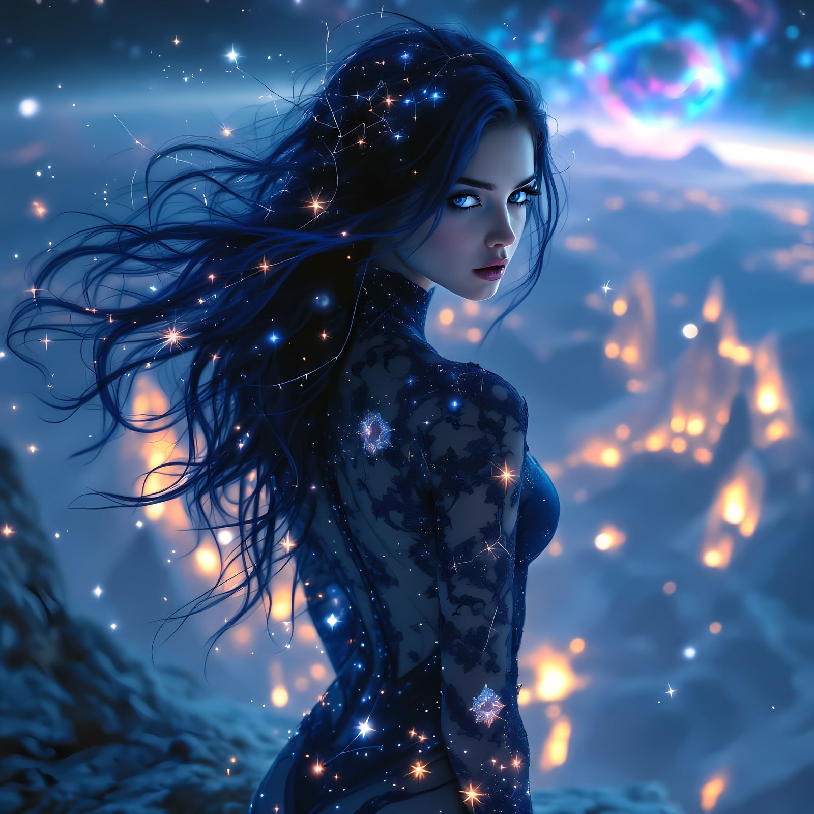 Look into my eyes.  by @Fantasyartlover