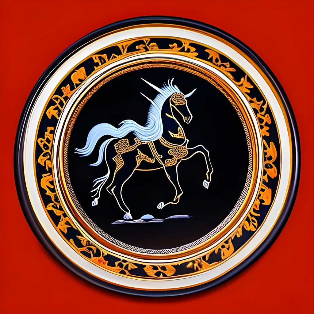 hand-painted-plate-with-unicorn-ai-generated-artwork-nightcafe-creator