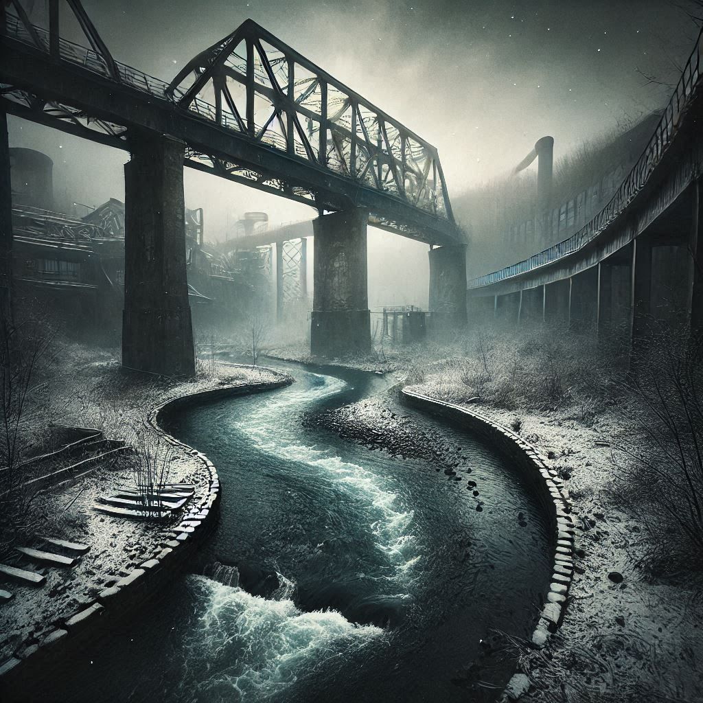 Post-apocalyptic Industrial Landscape