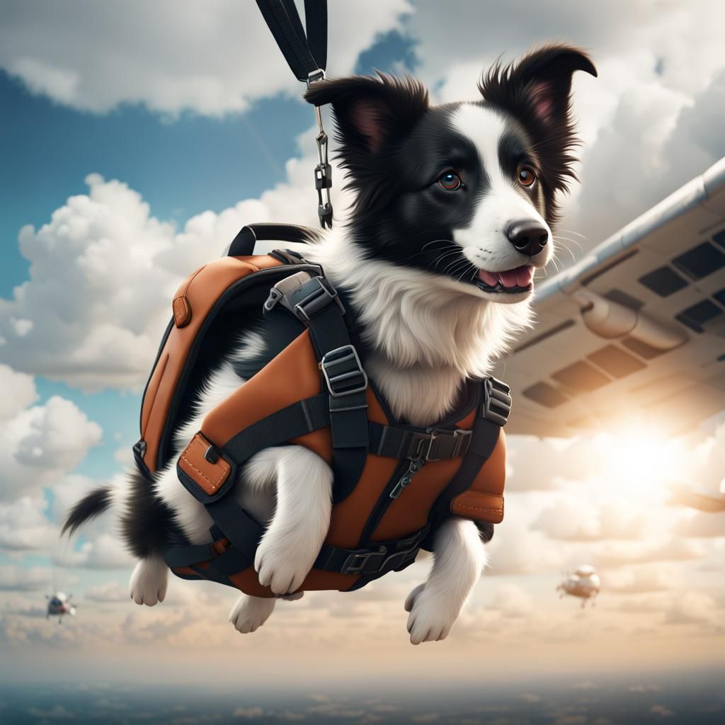 Puppies From Heaven!  by @AI Gratia Artis